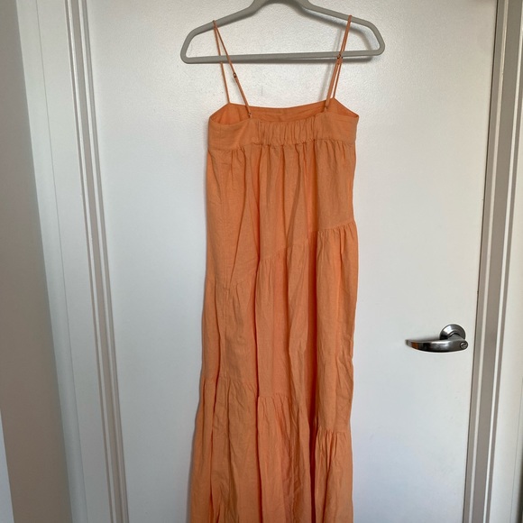 Abercrombie Asymmetrical Tiered Maxi Dress - Picture 2 of 5